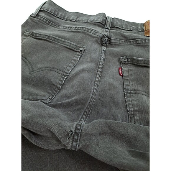 Levis 517 Jeans Men's 32x30 Gray Denim Distressed Pants Red Tab - Picture 10 of 12